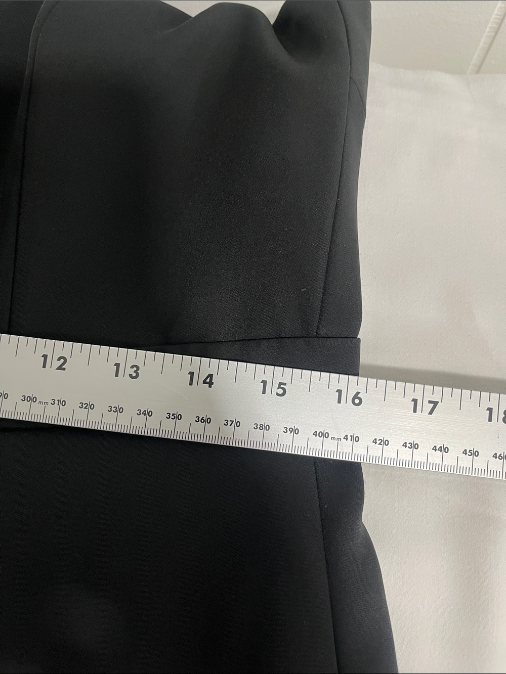 BCBGMaxAzria Black Deep V-Neck Floor-Length Gown - Picture 10 of 14